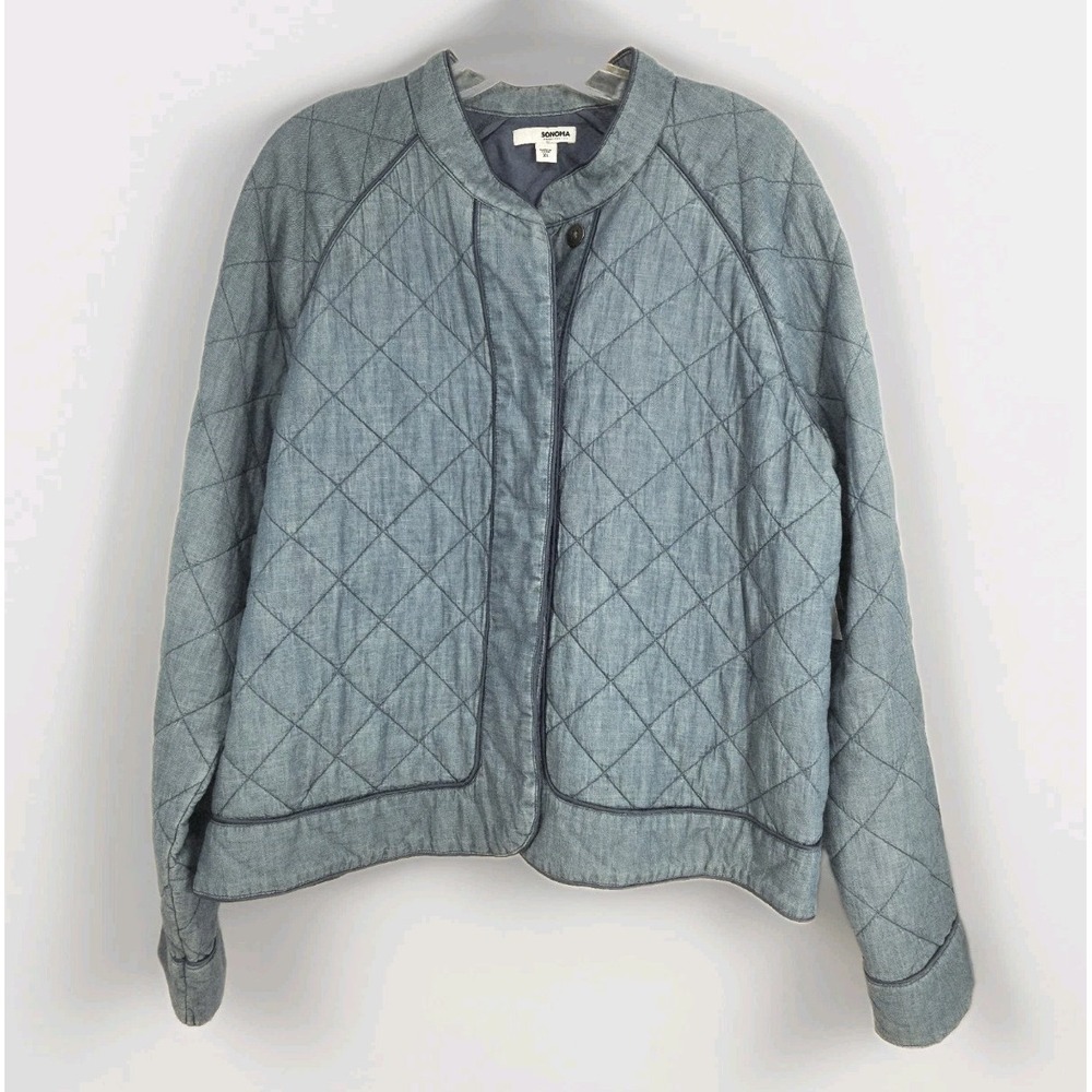 NWT Sonoma Good For Life Quilted Jacket Side Pockets Women's Size XL SRP $70.00